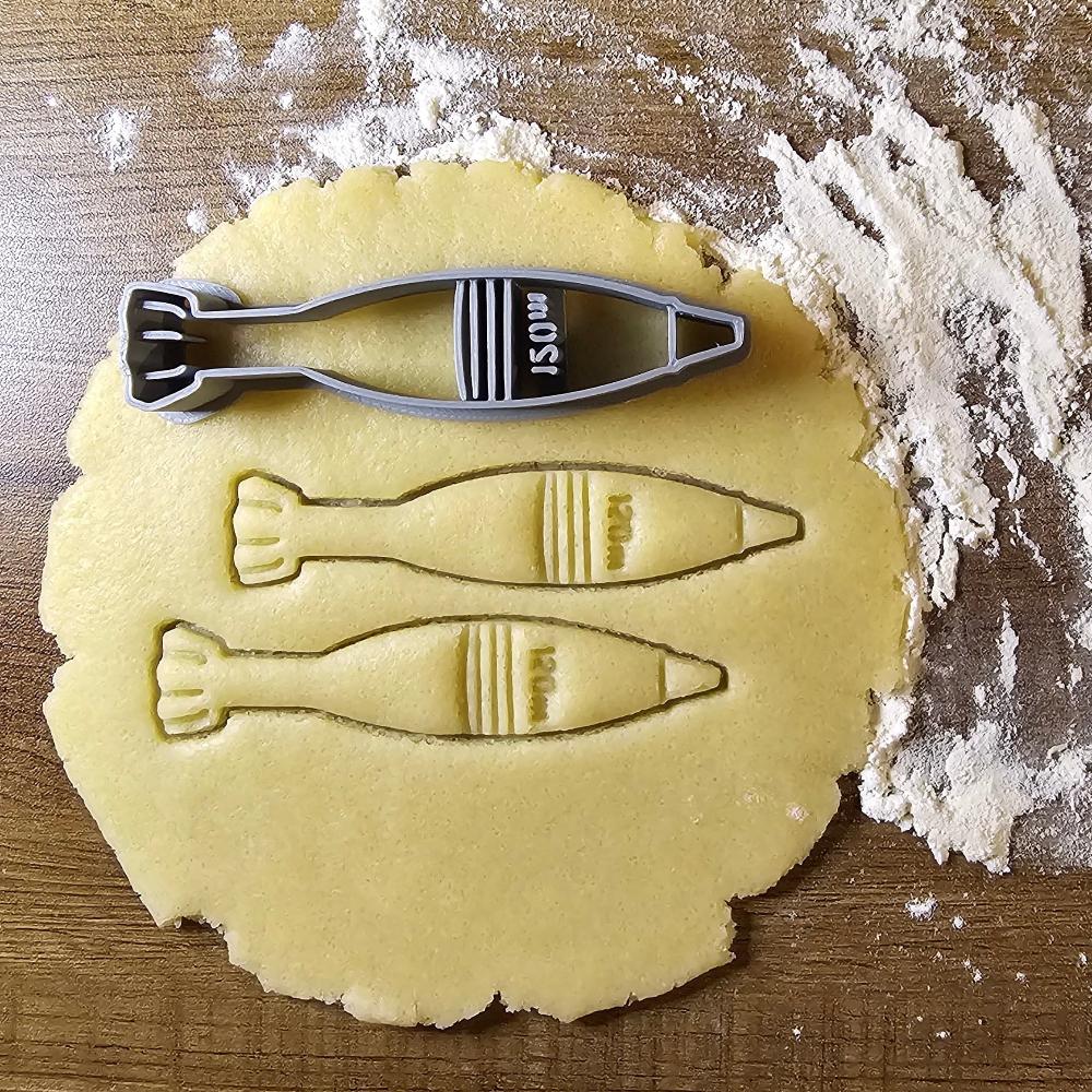 Keksausstecher 120mm Mörsergranate der Bundeswehr