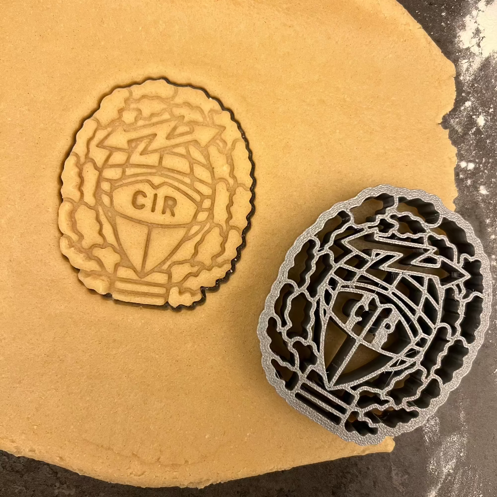 Keksausstecher Cyber- und Infoformationsraum (CIR) Barettabzeichen Bundeswehr