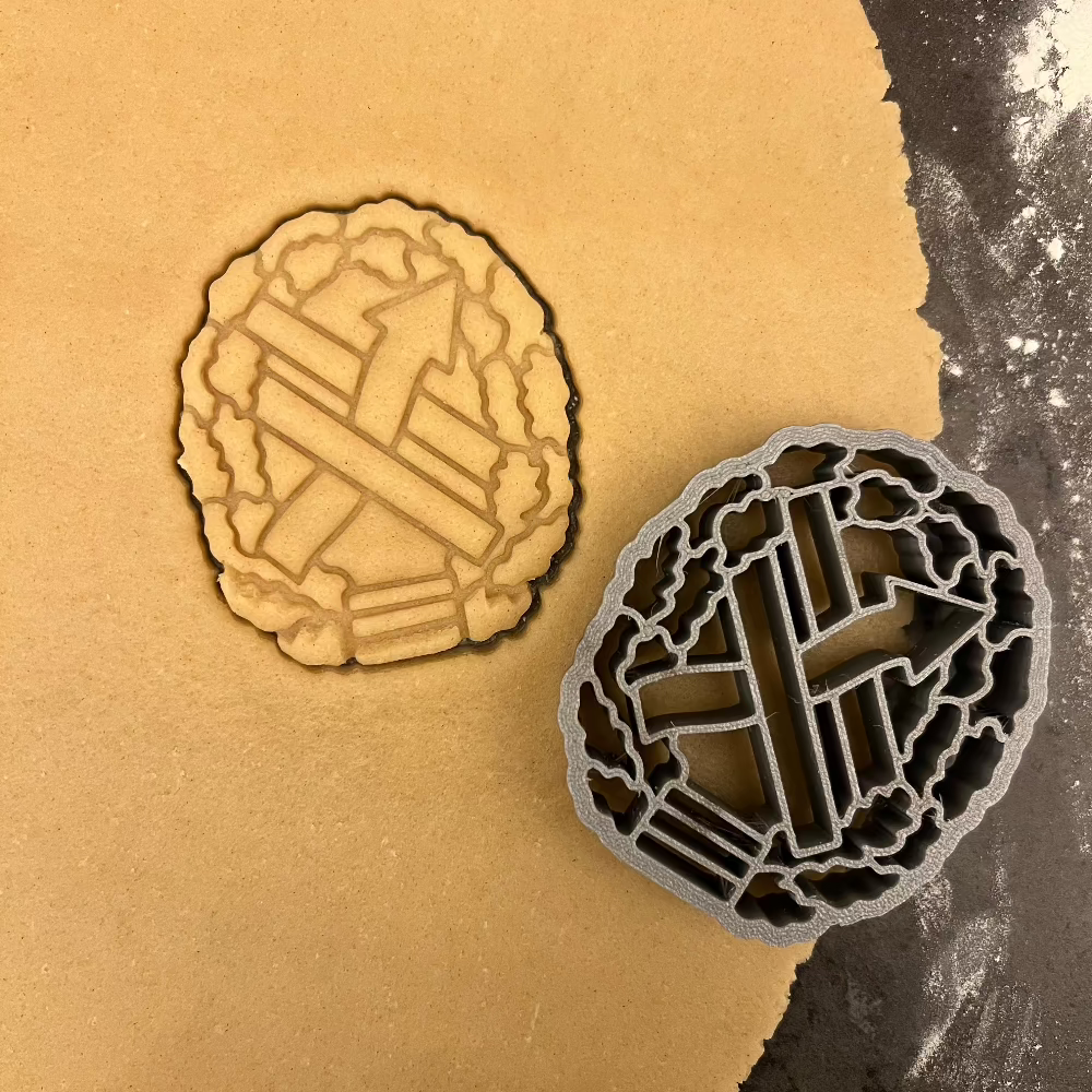 Keksausstecher Truppe für Operative Kommunikation (OpKom) Barettabzeichen Bundeswehr